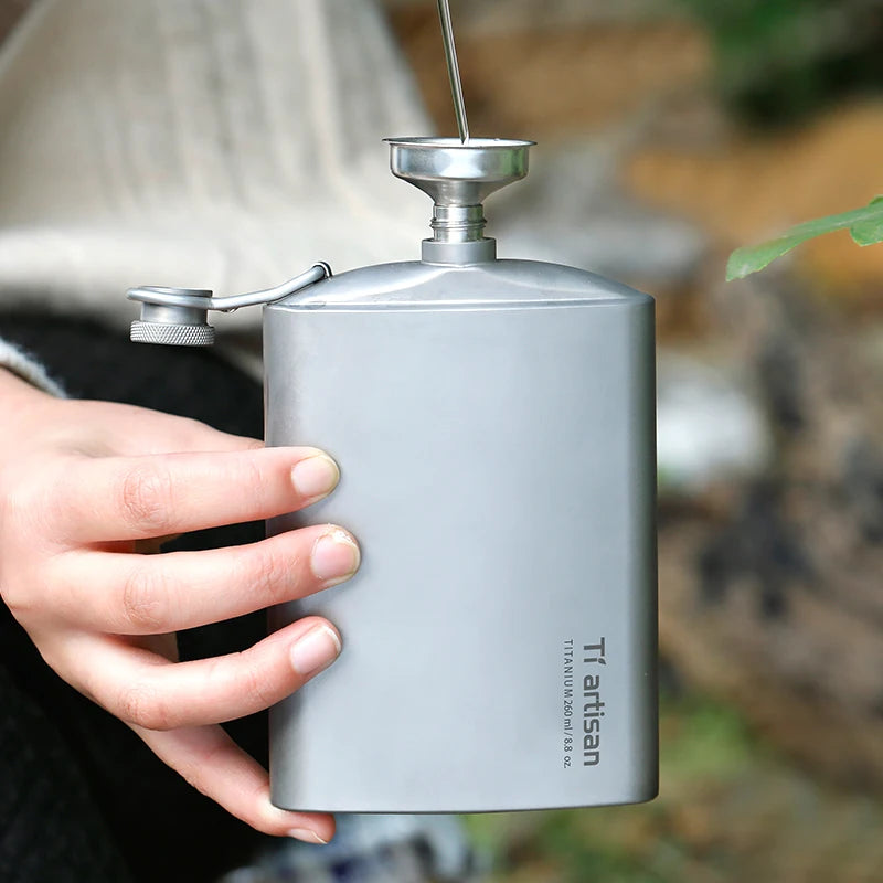 Tiartisan Titanium Hip Flask