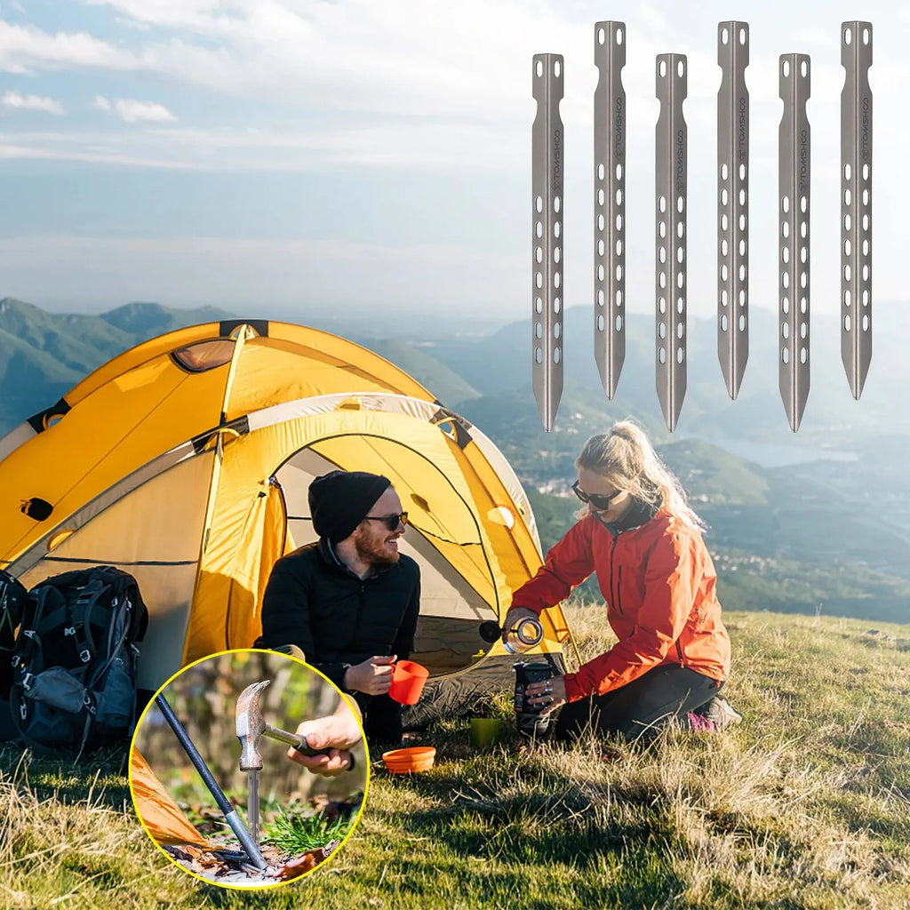 TOMSHOO Titanium Tent Pegs