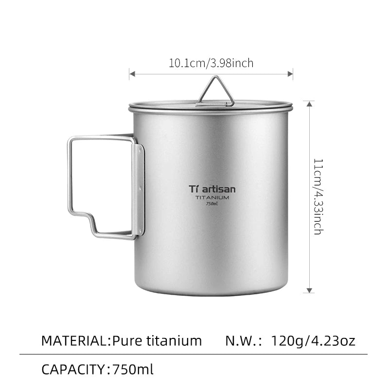 Tiartisan Titanium Camping Mug
