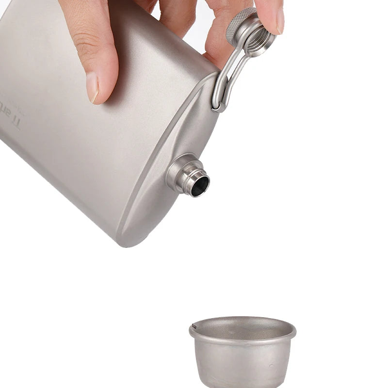 Tiartisan Titanium Hip Flask
