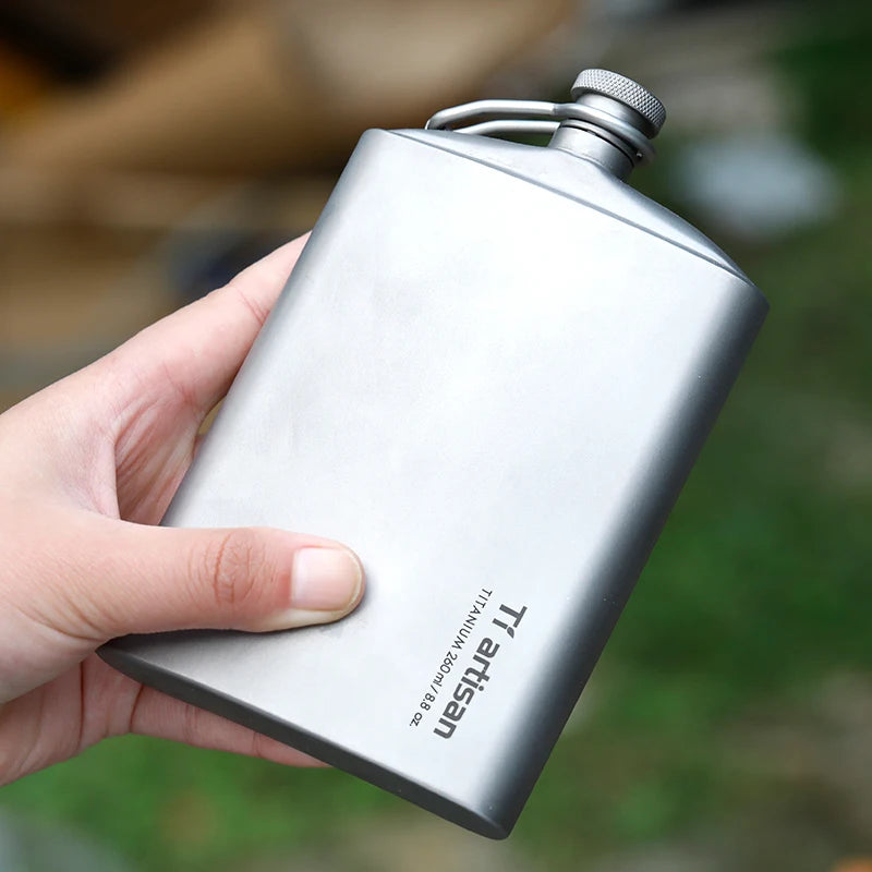 Tiartisan Titanium Hip Flask