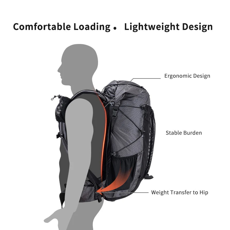 Naturehike Rock Series Ultralight Hiking Backpack