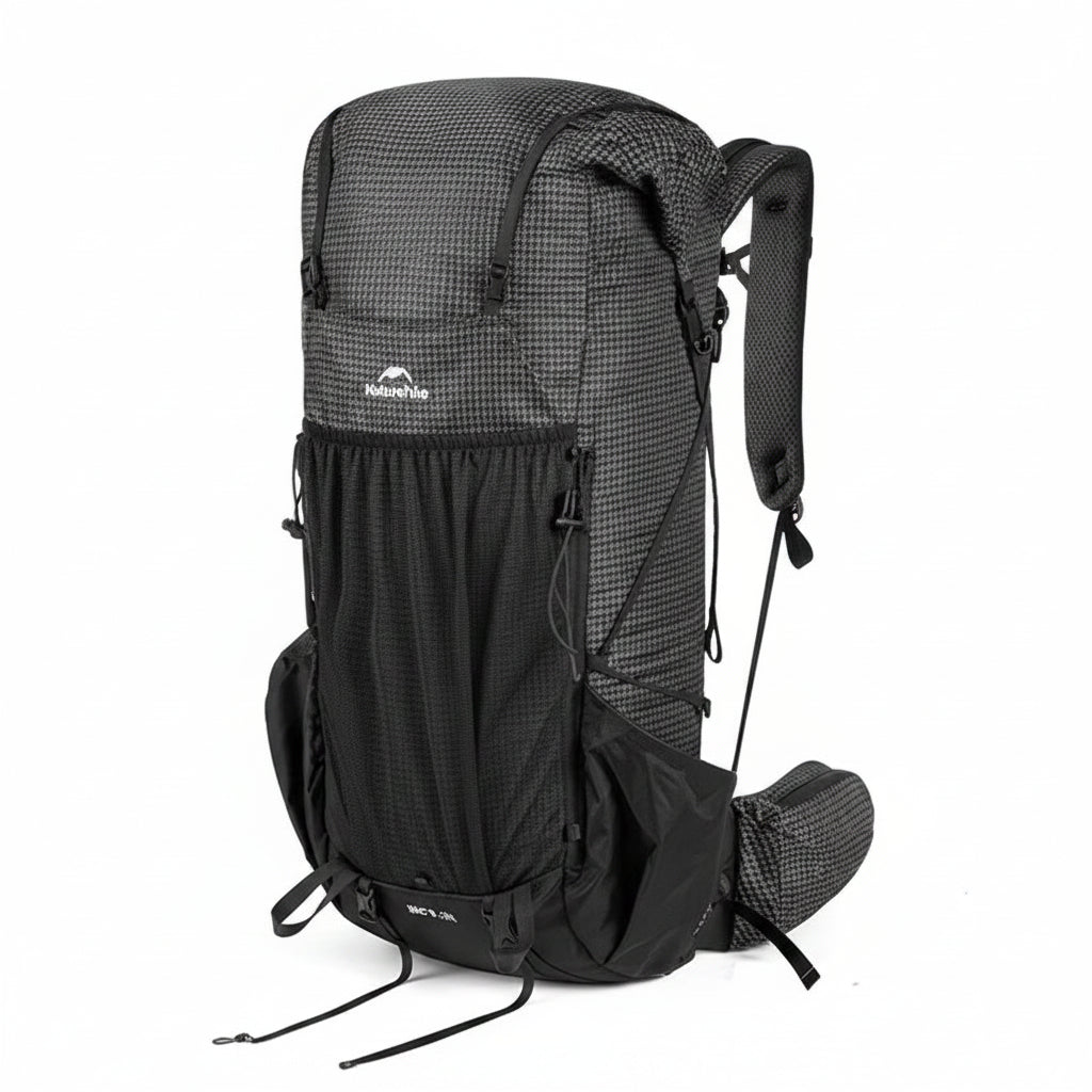 Naturehike hiking backpack with specifications on a white background