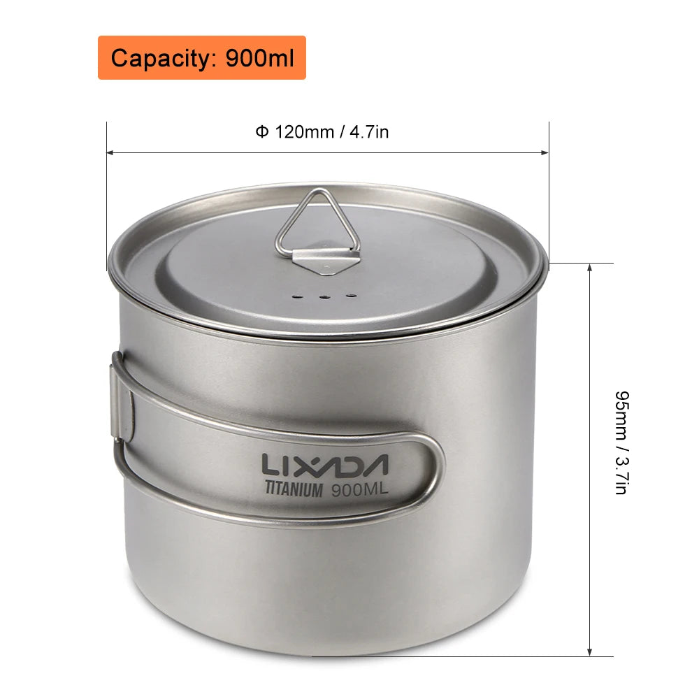 Lixada Titanium Pot and Cup Set