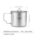 Tiartisan Titanium Camping Mug