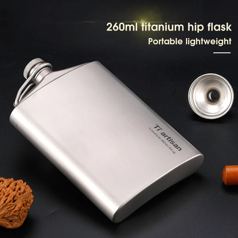 Tiartisan Titanium Hip Flask