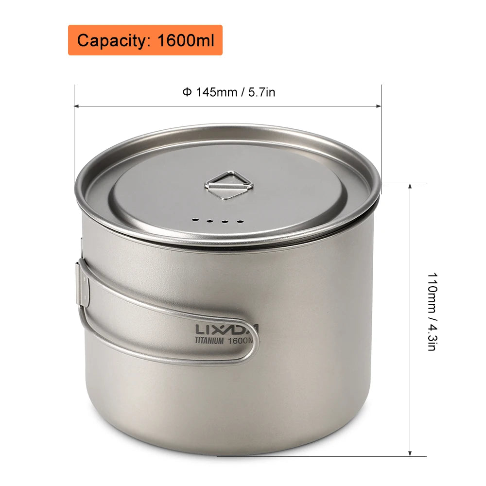 Lixada Titanium Pot and Cup Set