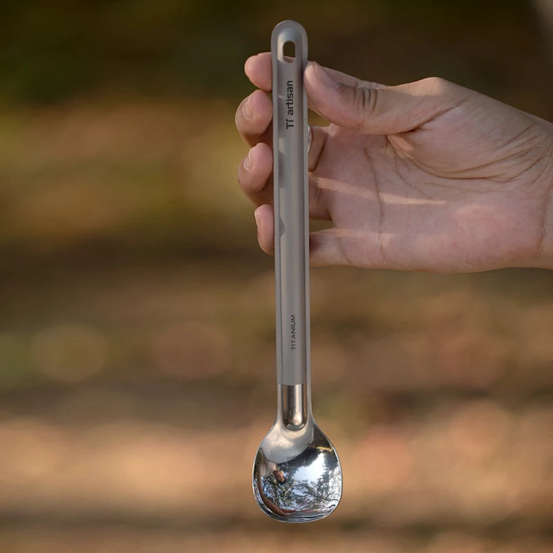 Tiartisan Titanium Long Handle Spork