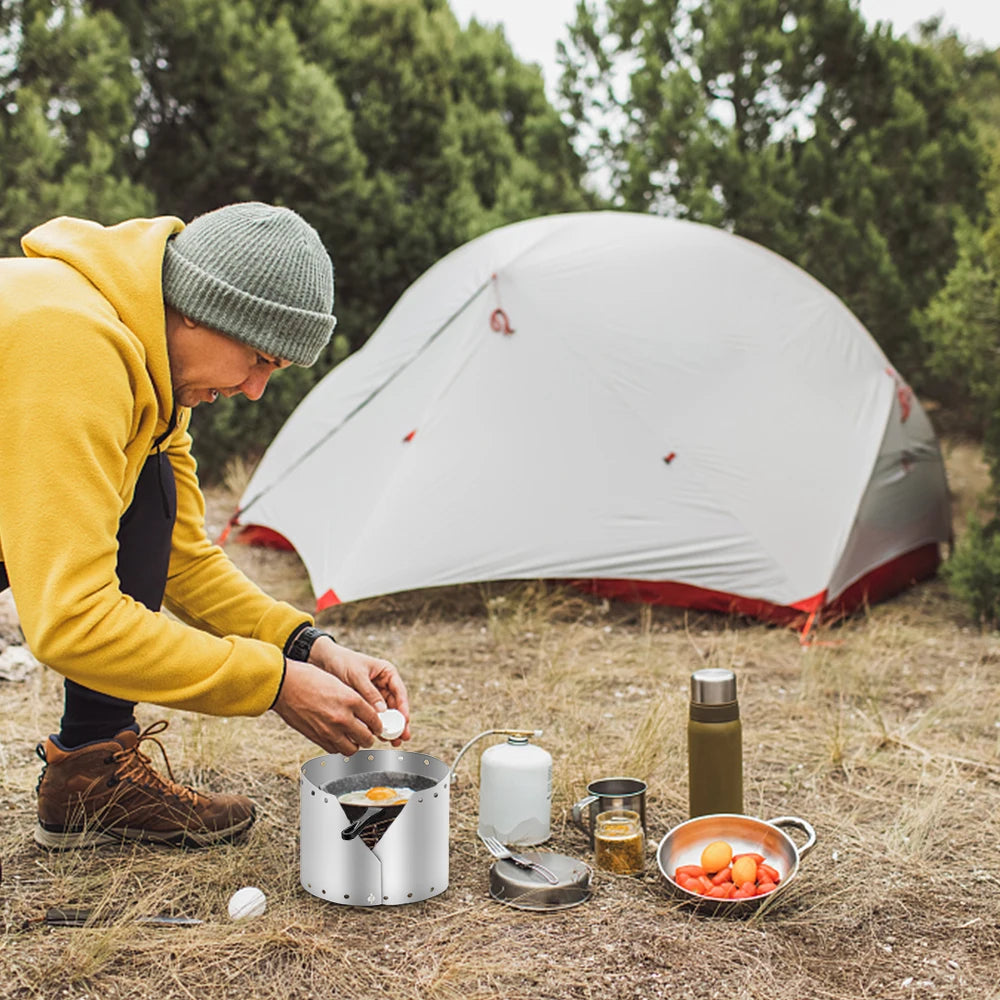 Ultralight Titanium Stove Wind Shield