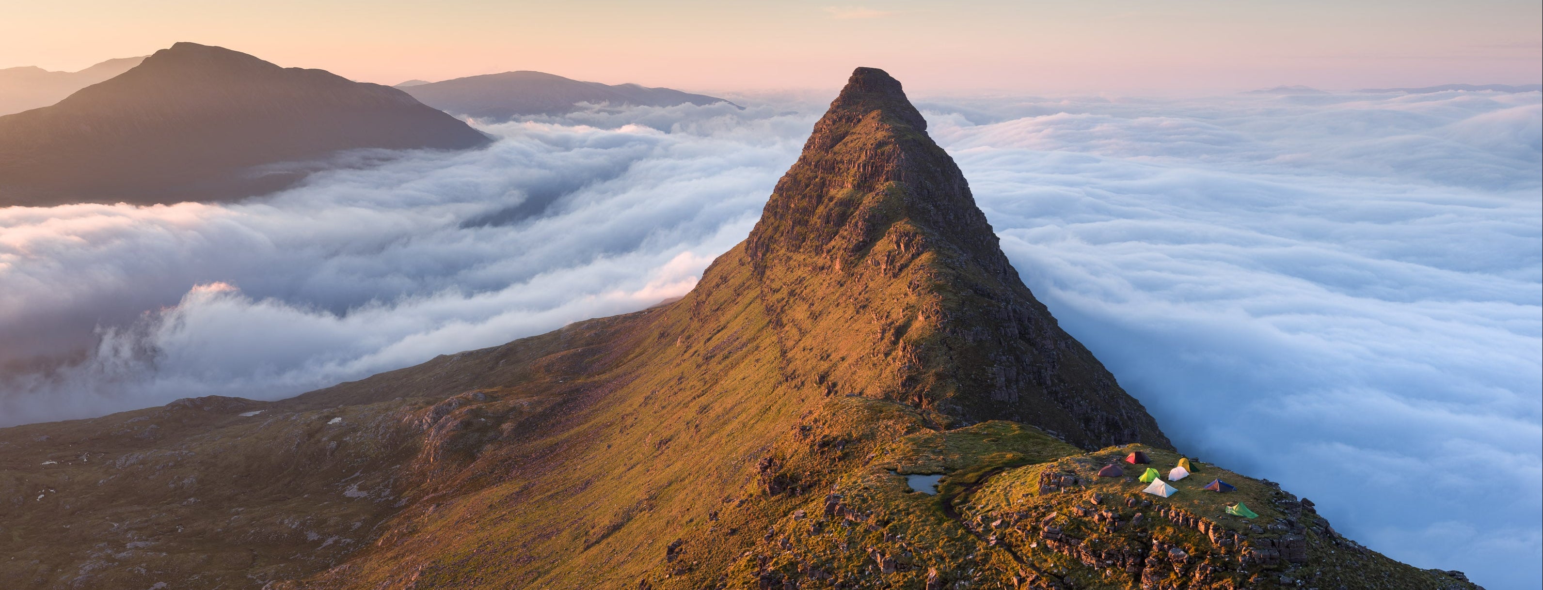 Torra Gear Founders ultralight wild camping on Suilven, Scotland
